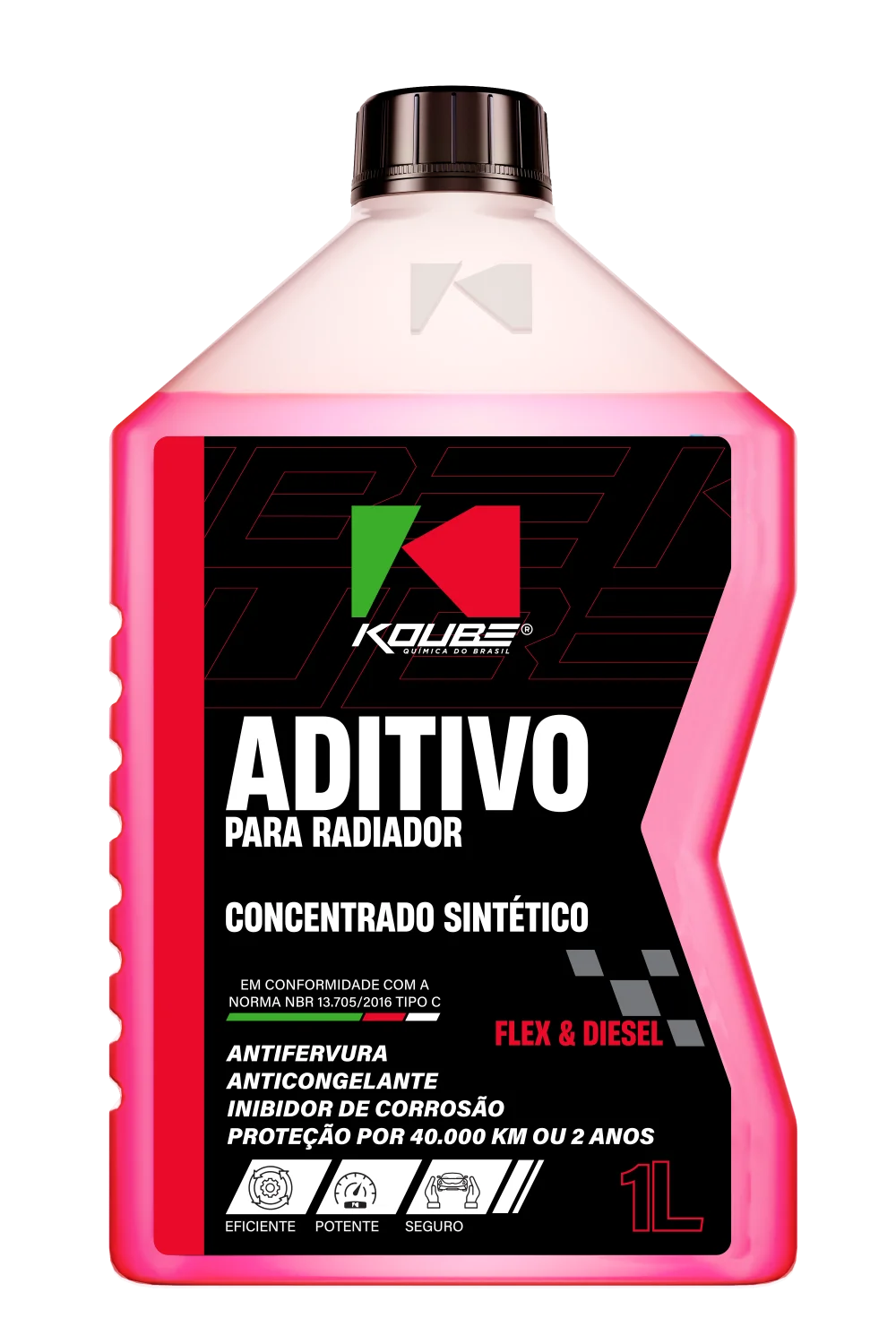 Arrefecimento - ADITIVO RAD CONC SINTÉTICO ROSA 1L - DD